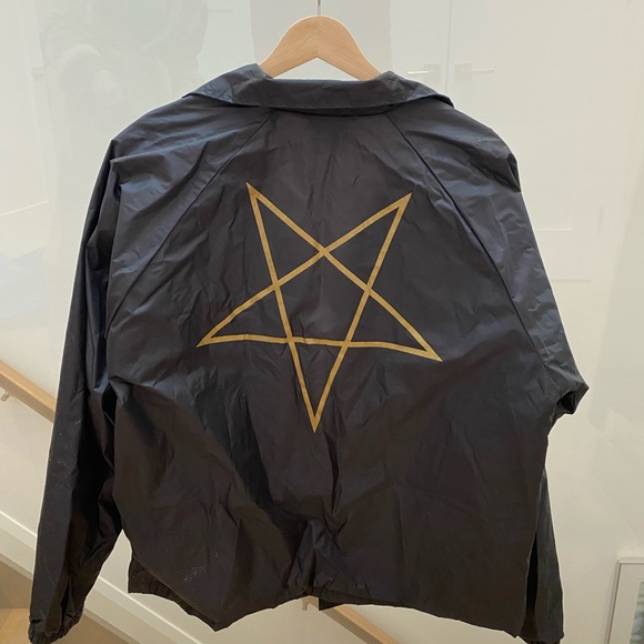 Thrasher Pentagram Coach Jacket (Black) - Picture 2 of 2